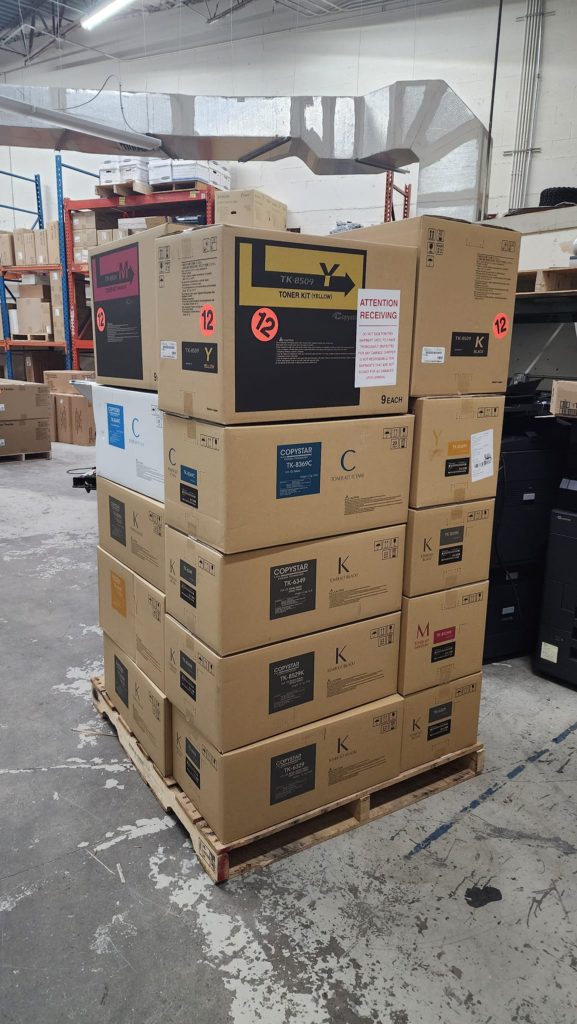 multifunction printer parts and toner in stock