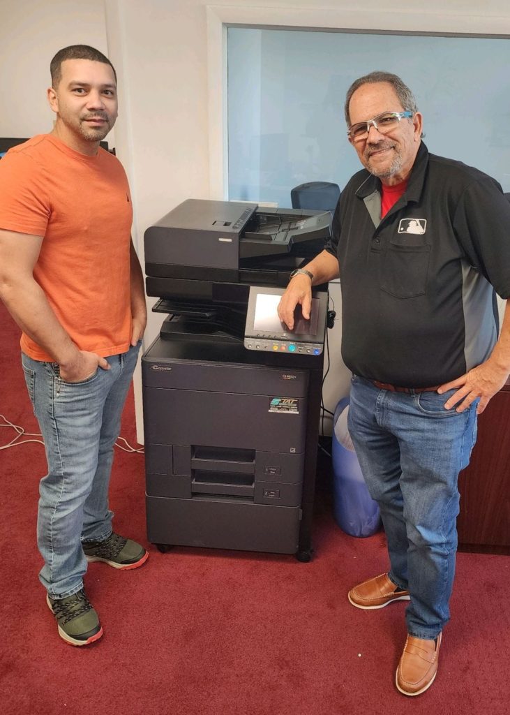 Kyocera multifunction copier installed in Medical Insurance Billing Office in Broward County, Florida