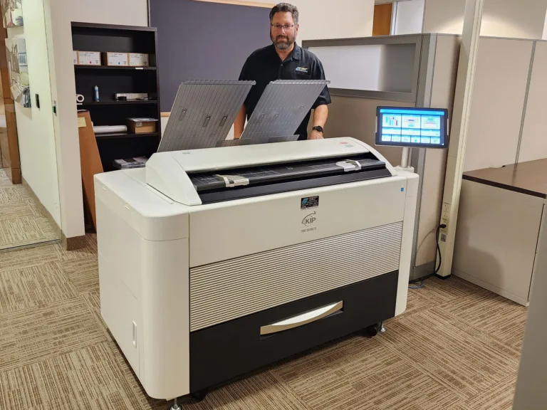 Florida Home Builder's New KIP 740c Wide Format Printer: Revolutionizing Blueprint Printing with Advanced Technology