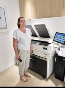 KIP 71G Wide-Format System for Construction Drawings - STAT Business Systems - STAT Business Systems KIP 71G wide-format printer installed for a South Florida commercial builder