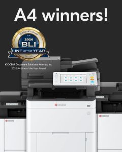 Kyocera 2026 A4 Line of the Year Award - STAT Business Systems - STAT Business Systems Kyocera 2026 Buyers Lab A4 Line of the Year Award