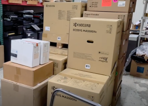Fresh Kyocera Copier Inventory in South Florida - STAT Business Systems - STAT Business Systems Fresh Kyocera ECOSYS MA5500ifx copier inventory at STAT Business Systems in Sunrise, Florida